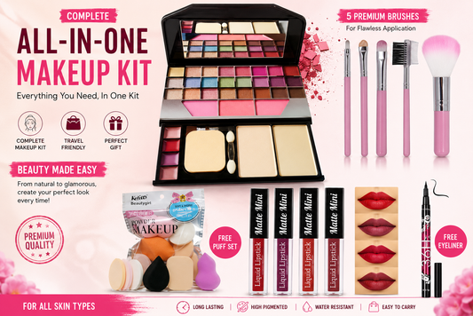 💄 15+ Products All-in-One Makeup Kit – Complete Beauty Kit at ₹599