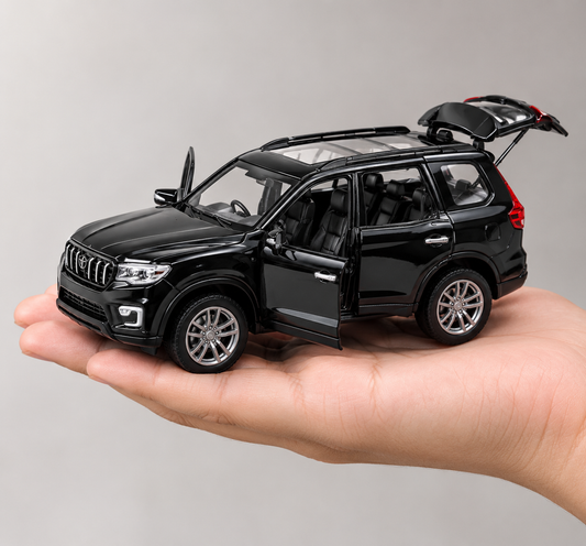 Scorpio-N Die Cast Metal Toy Car | 1:36 Scale | Pull Back & Openable Doors